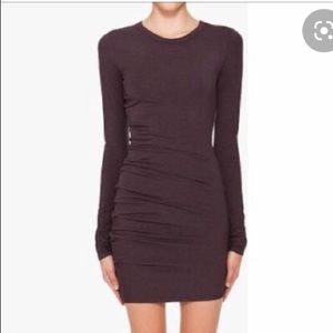 T Alexander Wang Aubergine Jersey Dress